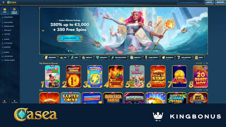 Ohledně online kasina Casea
